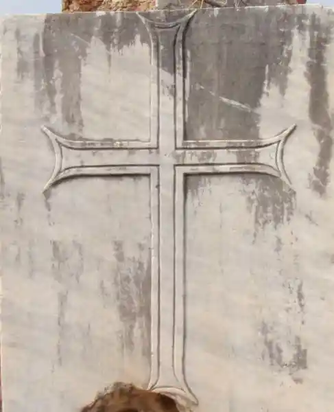 Christian cross, long cross without frame